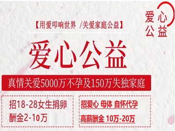 宕昌捐卵助孕生子 爱心志愿者招募